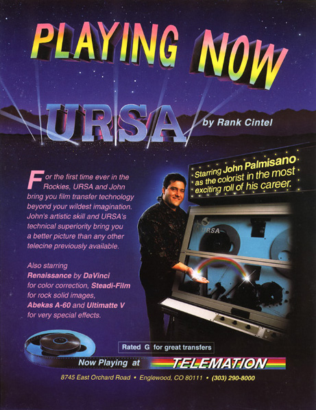 Rank Cintel URSA Ad