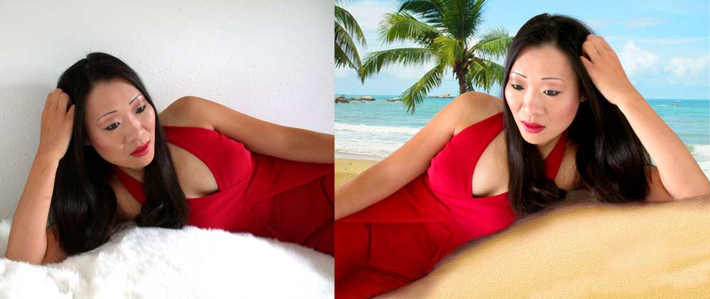 Mary on Beach