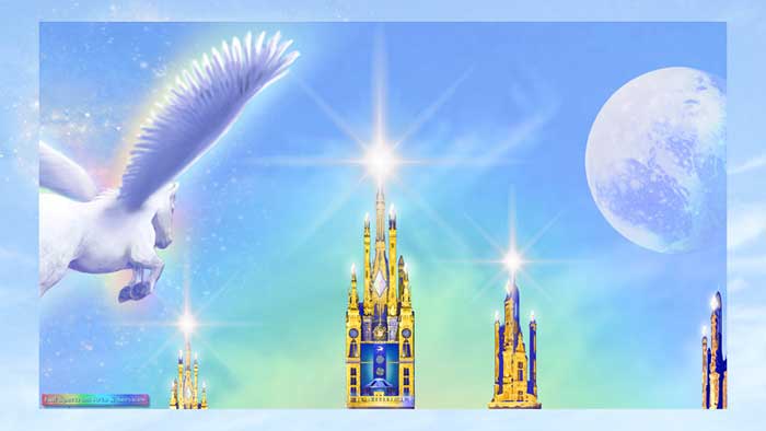 Pegasus Flying to the Towers