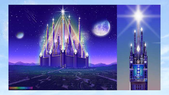 Gold Castle Night