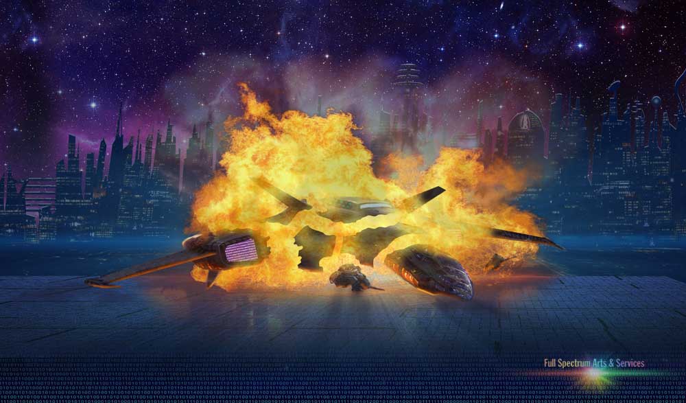 Ship explosion